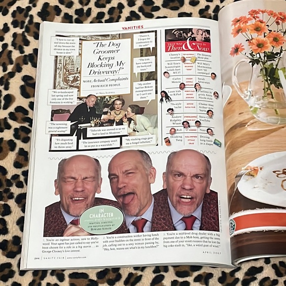 2007 Vanity Fair Magazine April Issue The Sopranos Tony James Gandolfini Vintage - Picture 15 of 16